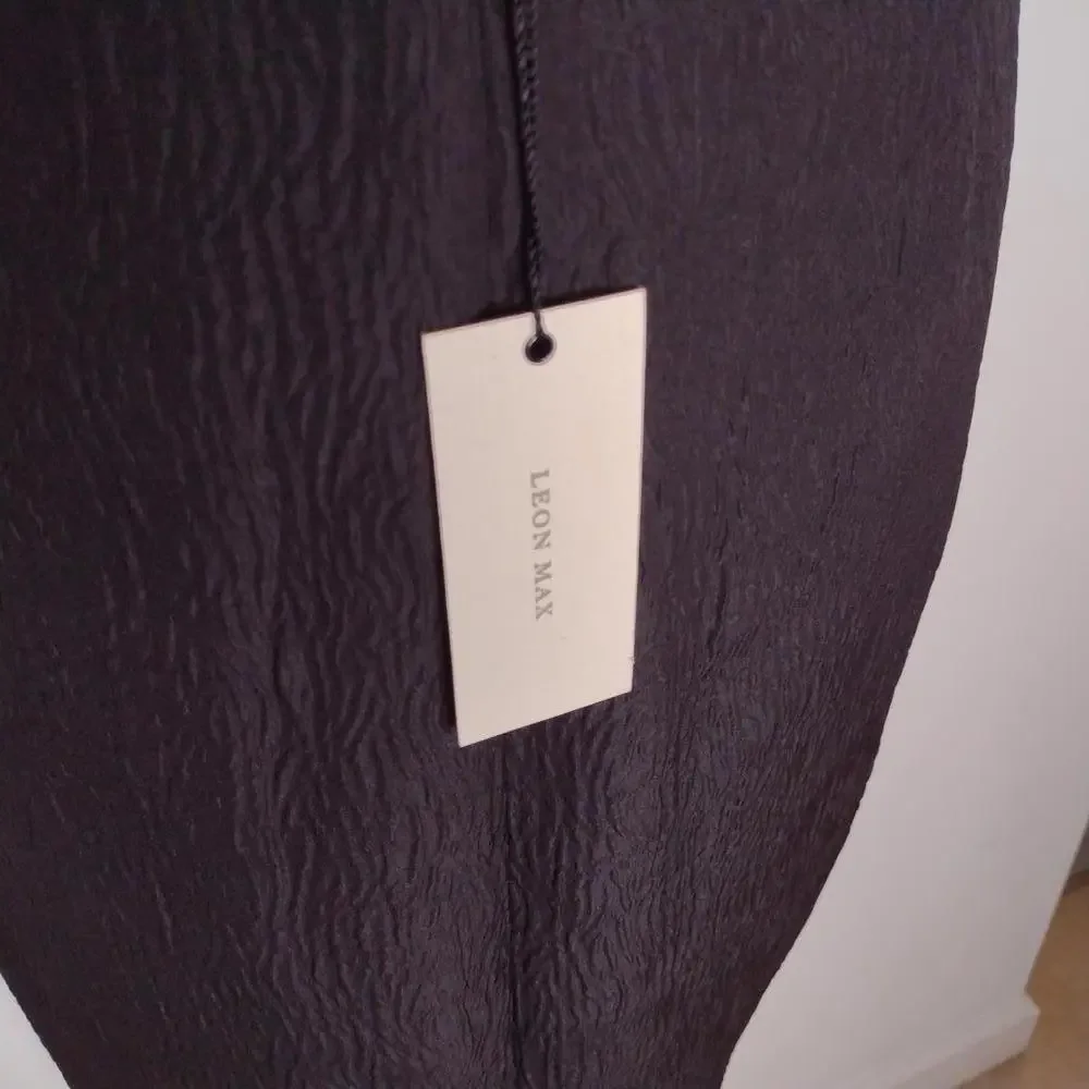 NWT Leon Max Women's Black/Limited Edition Skirt Size 8